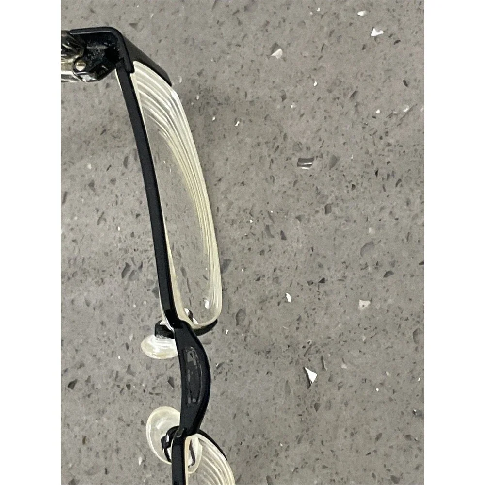 TAKUMI T9721 Black EYEGLASSES SUNGLASSES FRAMES ONLY 47-17-135 half rim rectangl